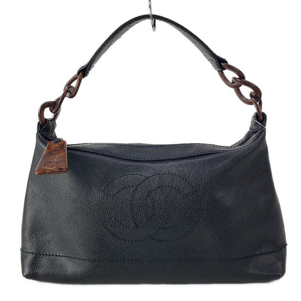 Chanel Handbag Calfskin Plastic